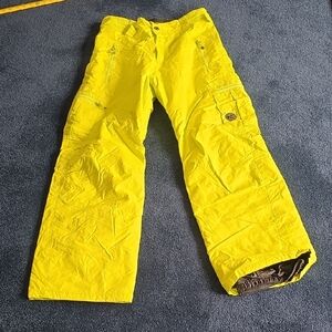 Rossignol Men's Bright Yellow Cargo Pants